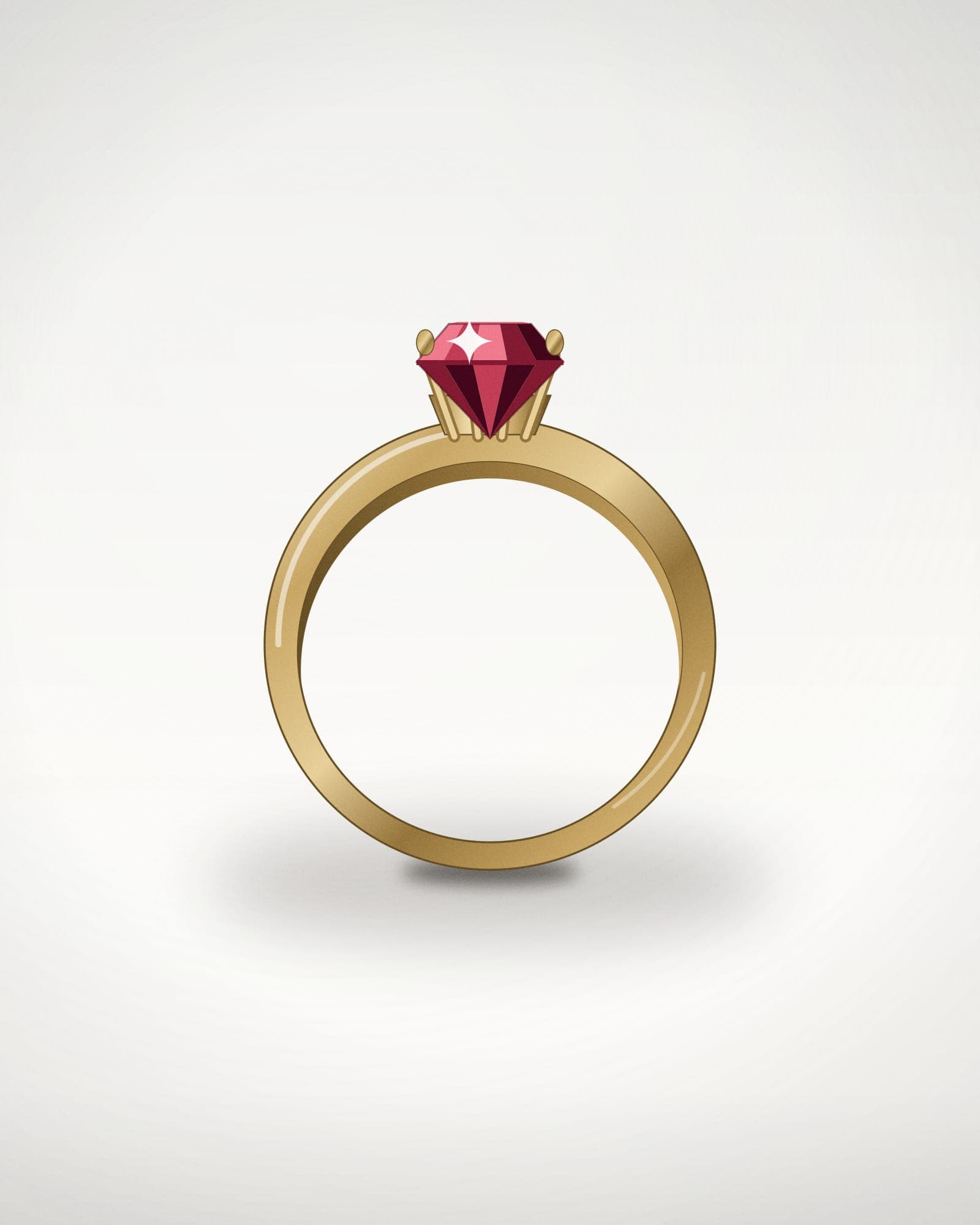 Bulgari B.zero1 Four-Band Ring — front view